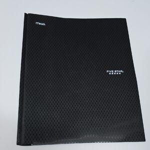 🦋 Mead Five Star Black Elite Folder